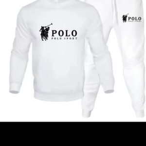 Polo Sport White Sweatshirt and Sweatpants Set